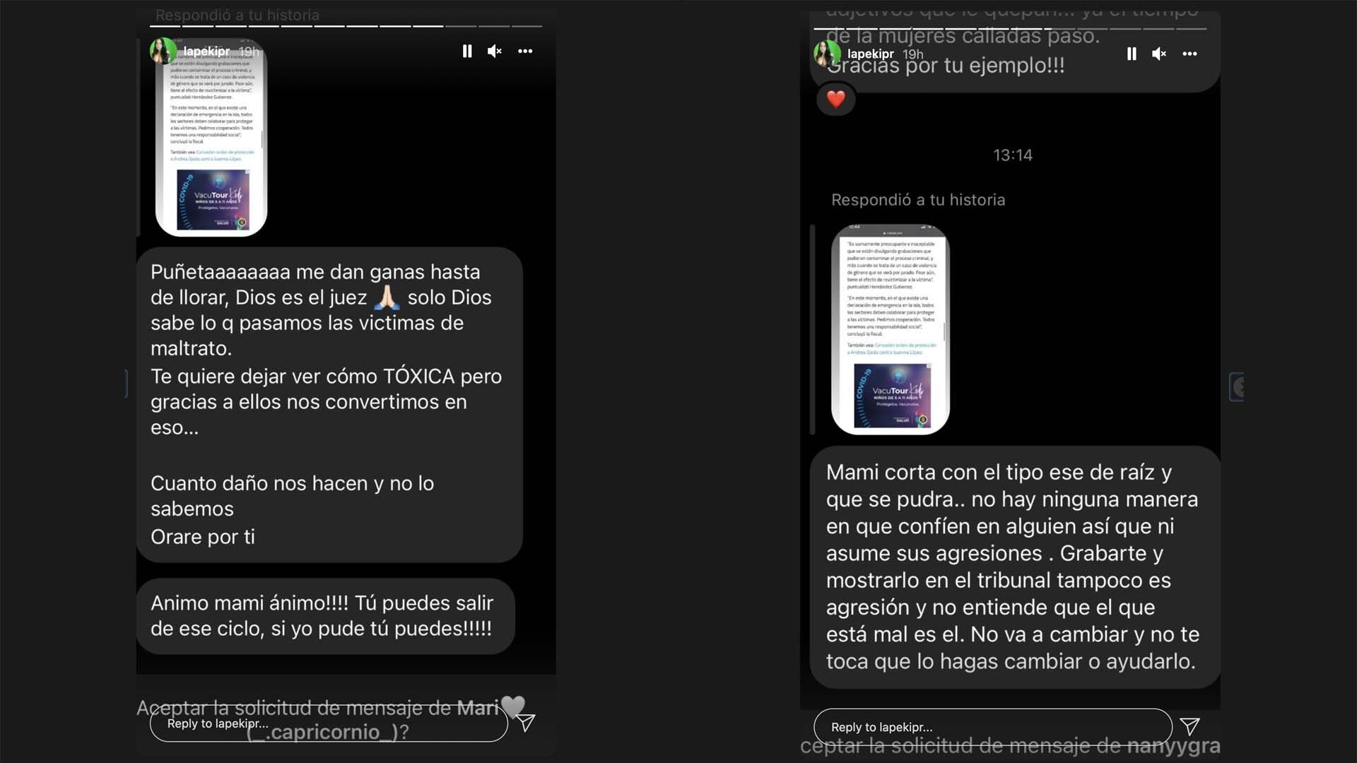 Mensajes para Ojeda Cruz